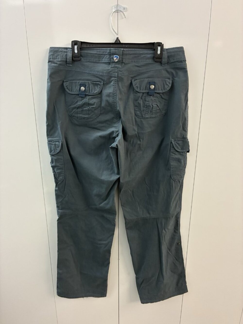 Kuhl Pants Women’s 14 Reg Gray Splash Roll Up Cargo Convertible Hiking Outdoor
